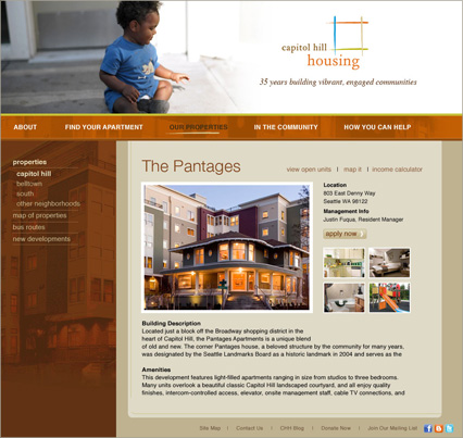 image of website design