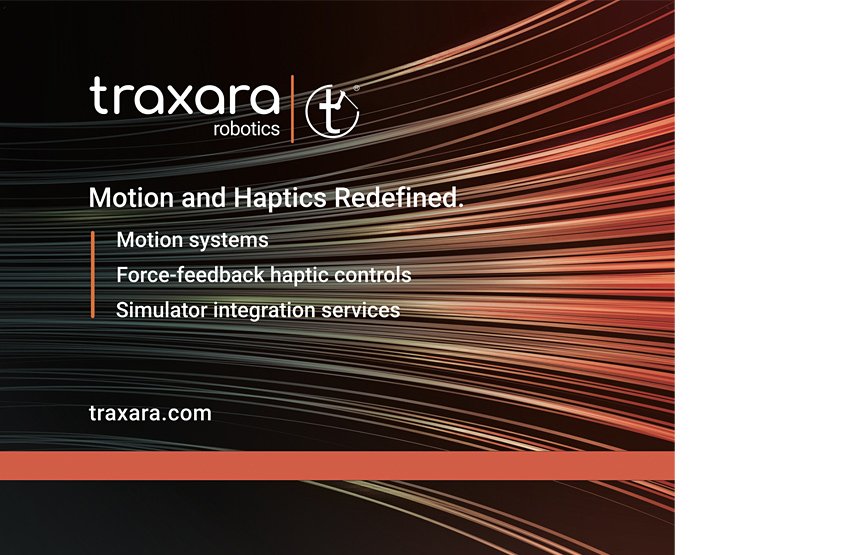 traxara robotics booth graphic