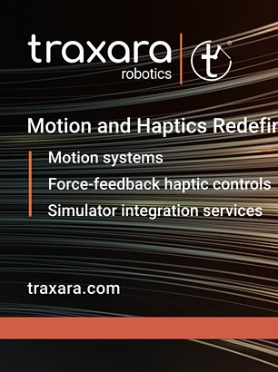 traxara robotics booth graphic