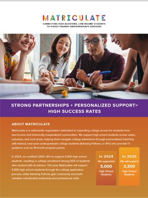 matriculate presentation